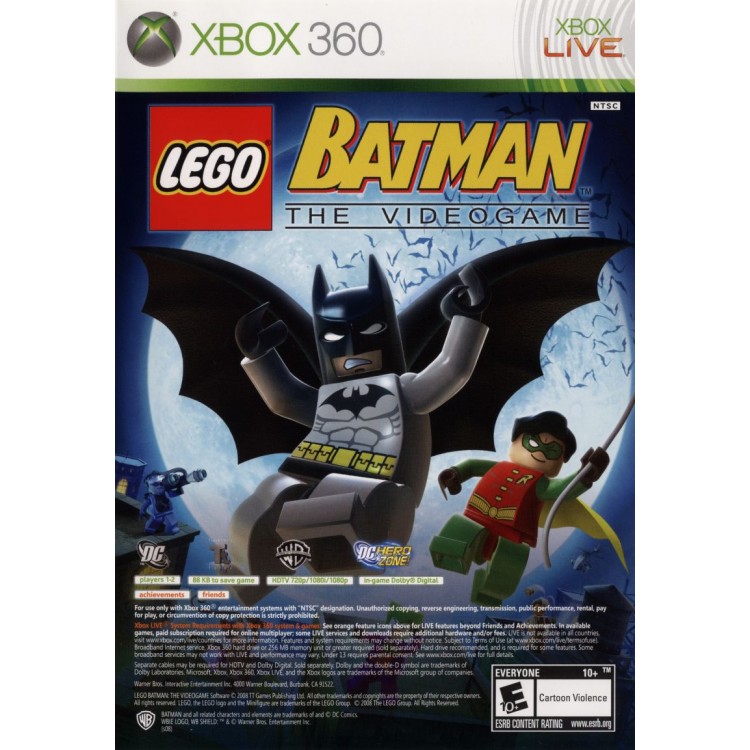 lego batman xbox 360 game
